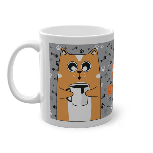 Funny Pet Lover Mug - "Gooooood Meow" - 11oz Cat & Dog Design