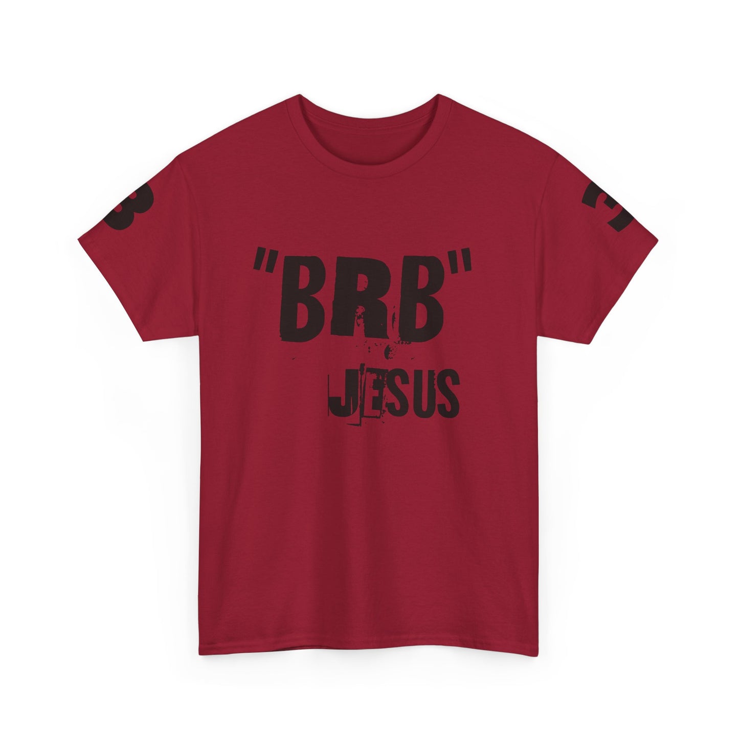 Easter BRB Jesus Unisex Heavy Cotton Tee - Fun & Faithful Graphic T-Shirt