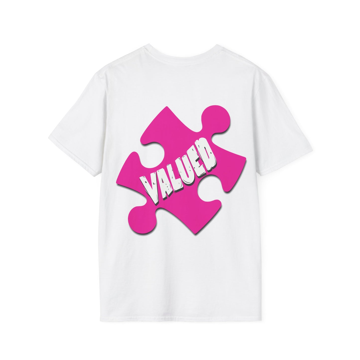 You Belong & Valued Unisex Softstyle T-Shirt - Inclusive Design for Community Spirit