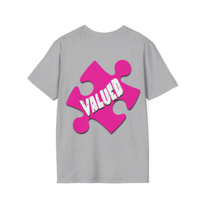 You Belong & Valued Unisex Softstyle T-Shirt - Inclusive Design for Community Spirit