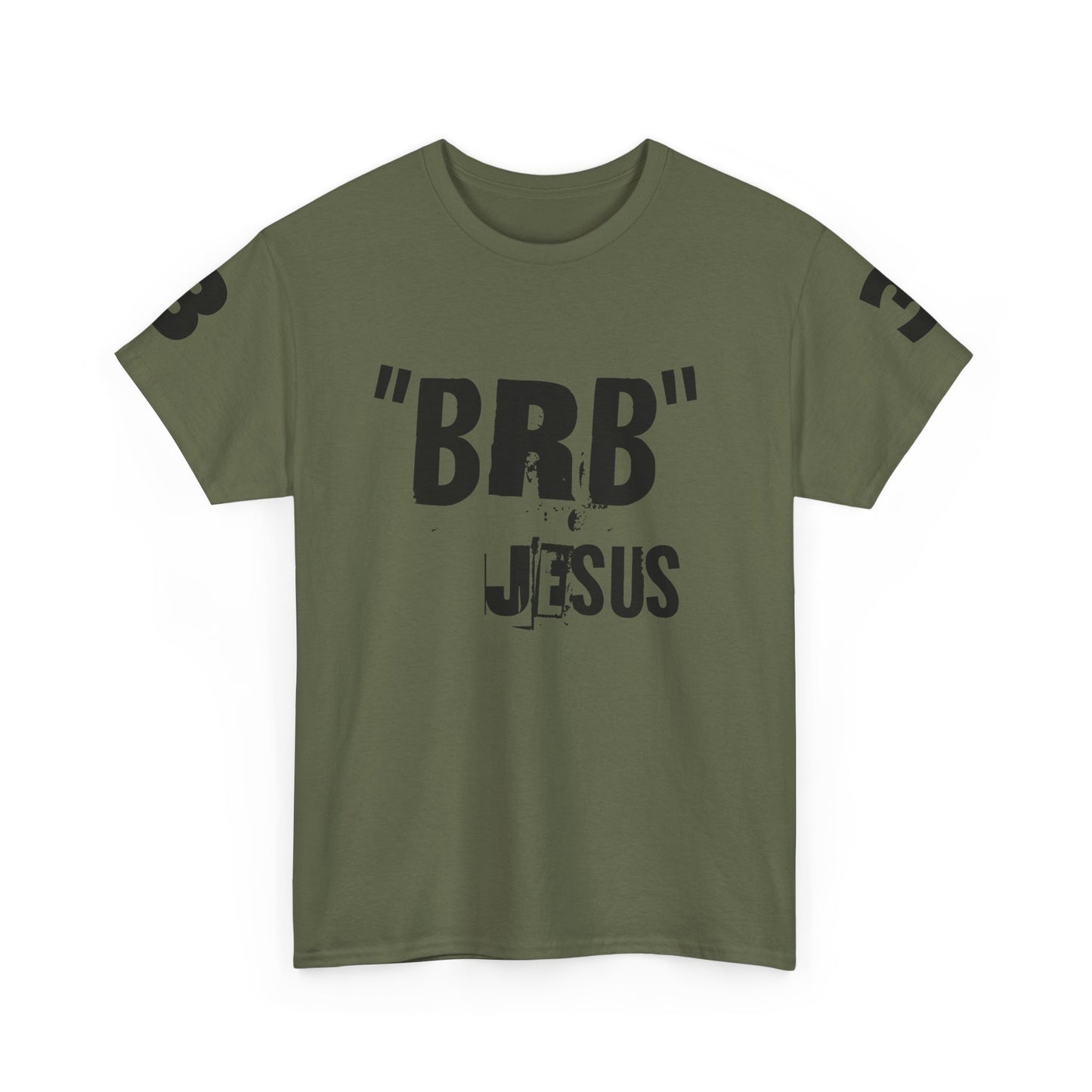 Easter BRB Jesus Unisex Heavy Cotton Tee - Fun & Faithful Graphic T-Shirt