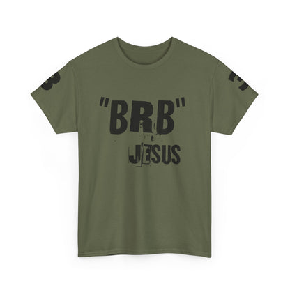 Easter BRB Jesus Unisex Heavy Cotton Tee - Fun & Faithful Graphic T-Shirt