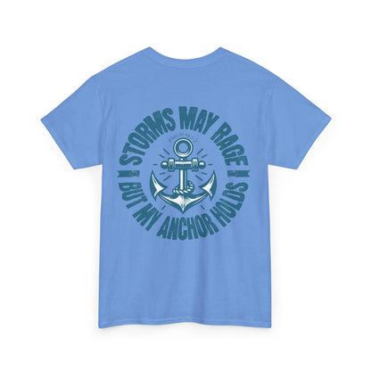 Anchor Unisex Heavy Cotton Tee - Storms May Rage