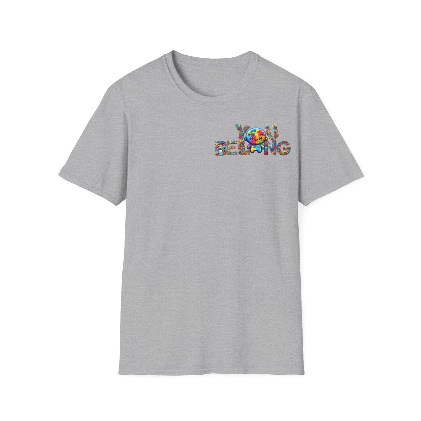 You Belong & Valued Unisex Softstyle T-Shirt - Inclusive Design for Community Spirit