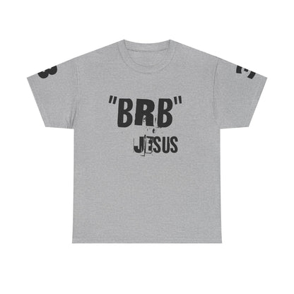 Easter BRB Jesus Unisex Heavy Cotton Tee - Fun & Faithful Graphic T-Shirt