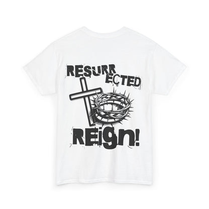 Easter  Unisex Heavy Cotton Tee - Resurrected to Reign Design