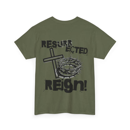 Easter  Unisex Heavy Cotton Tee - Resurrected to Reign Design