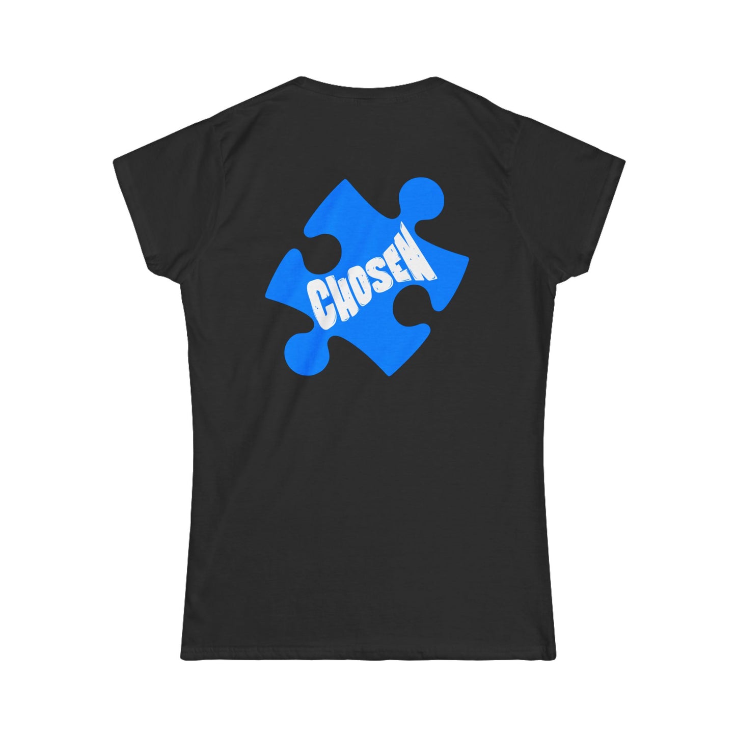 Empowering Women&#039;s Softstyle Tee - YOU BELONG & CHOSEN Puzzle Design