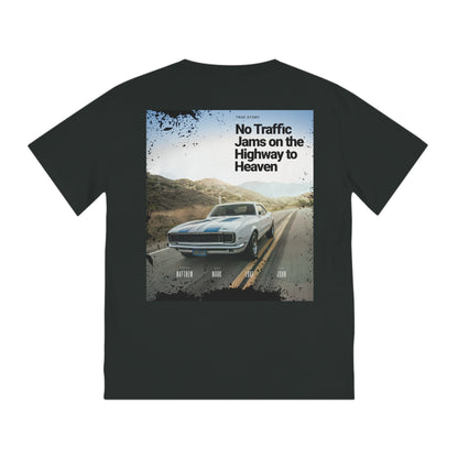 Unisex Rocker T-Shirt – No Traffic Jams on the Highway to Heaven