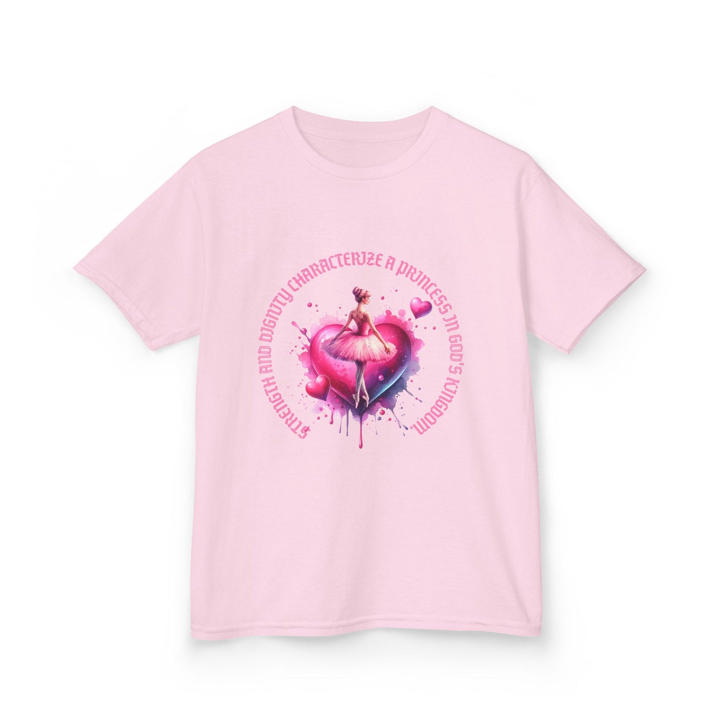 Proud Dancer Kids Heavy Cotton Tee - Colorful Ballet Design for Young Performers