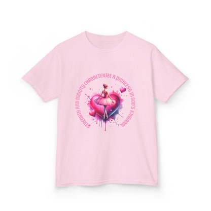 Proud Dancer Kids Heavy Cotton Tee - Colorful Ballet Design for Young Performers