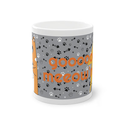 Funny Pet Lover Mug - "Gooooood Meow" - 11oz Cat & Dog Design