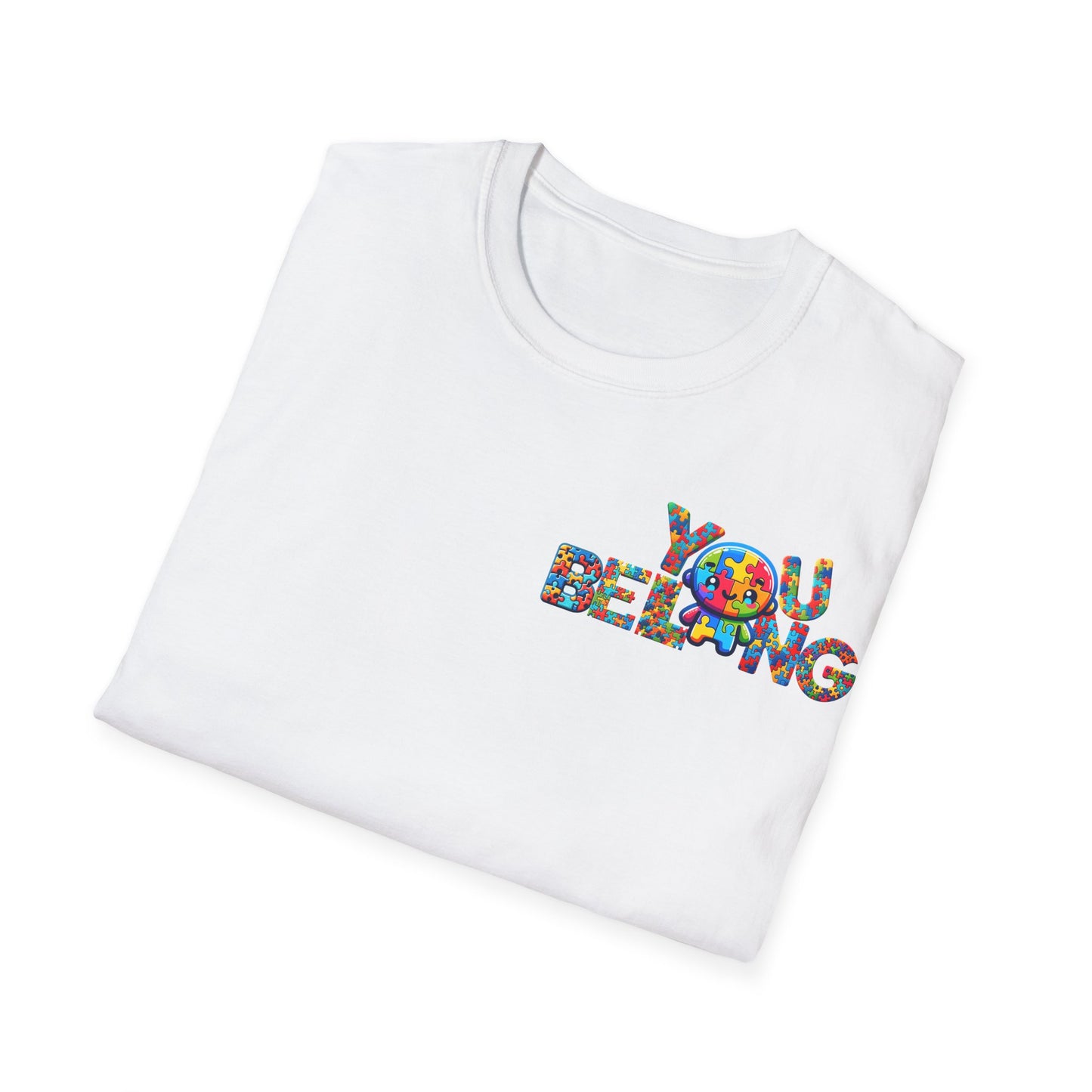 You Belong Puzzle Design Unisex Softstyle T-Shirt