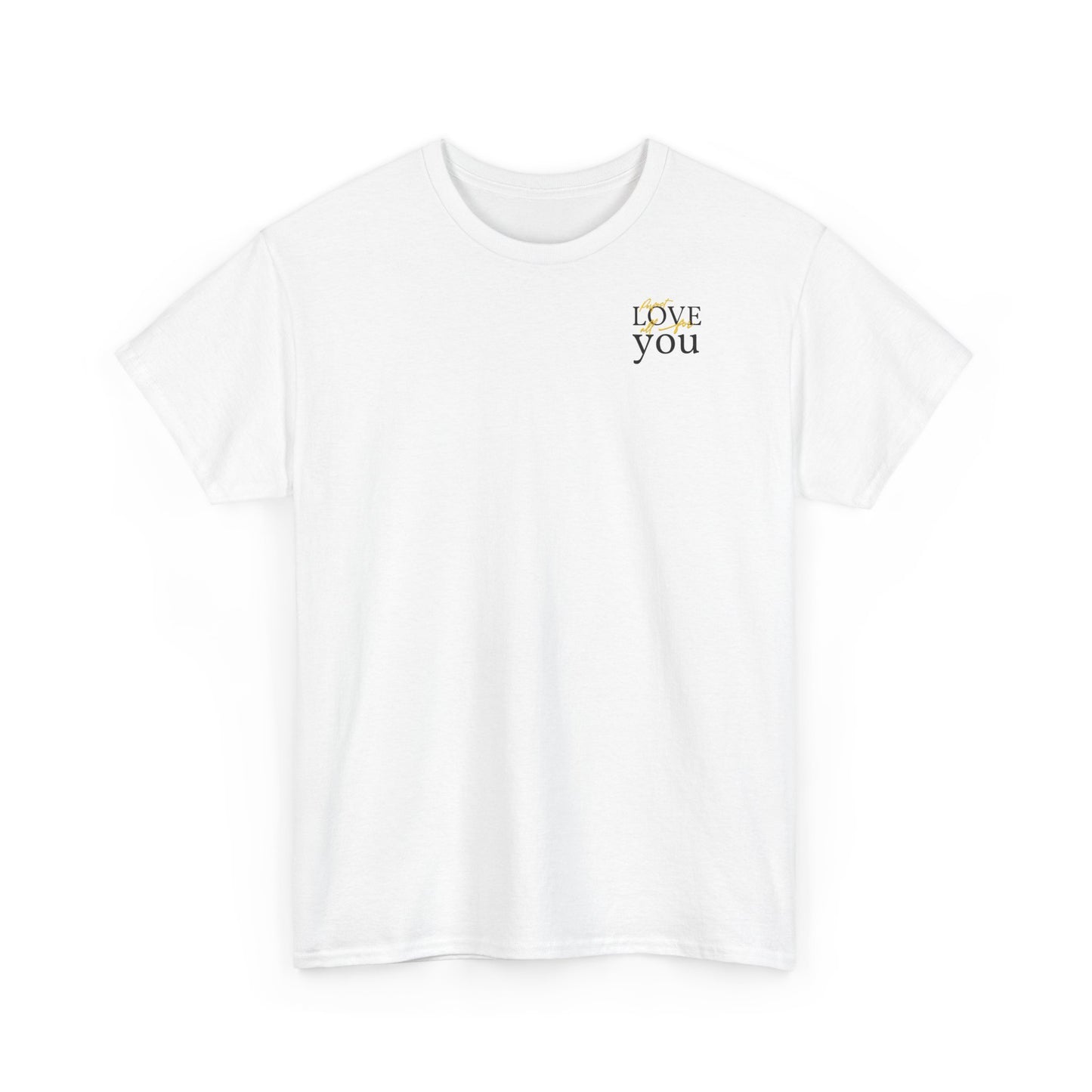 Love You Graphic Unisex Heavy Cotton Tee - Perfect for Gifts and Celebrations