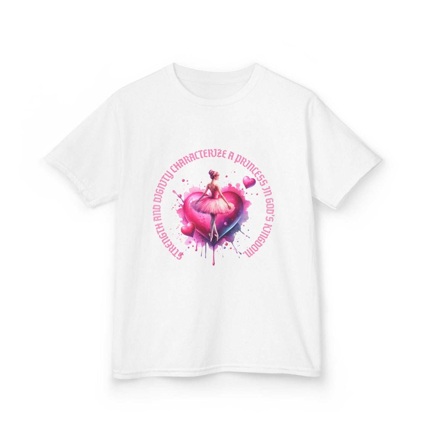 Proud Dancer Kids Heavy Cotton Tee - Colorful Ballet Design for Young Performers