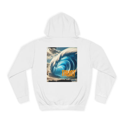 Trust the Wave Unisex College Hoodie - Surfing Inspired Apparel