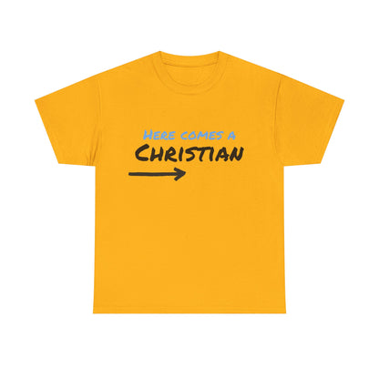 Here Comes a Christian & There Goes a Christian Graphic Shirt