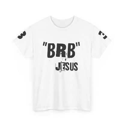 Easter BRB Jesus Unisex Heavy Cotton Tee - Fun & Faithful Graphic T-Shirt