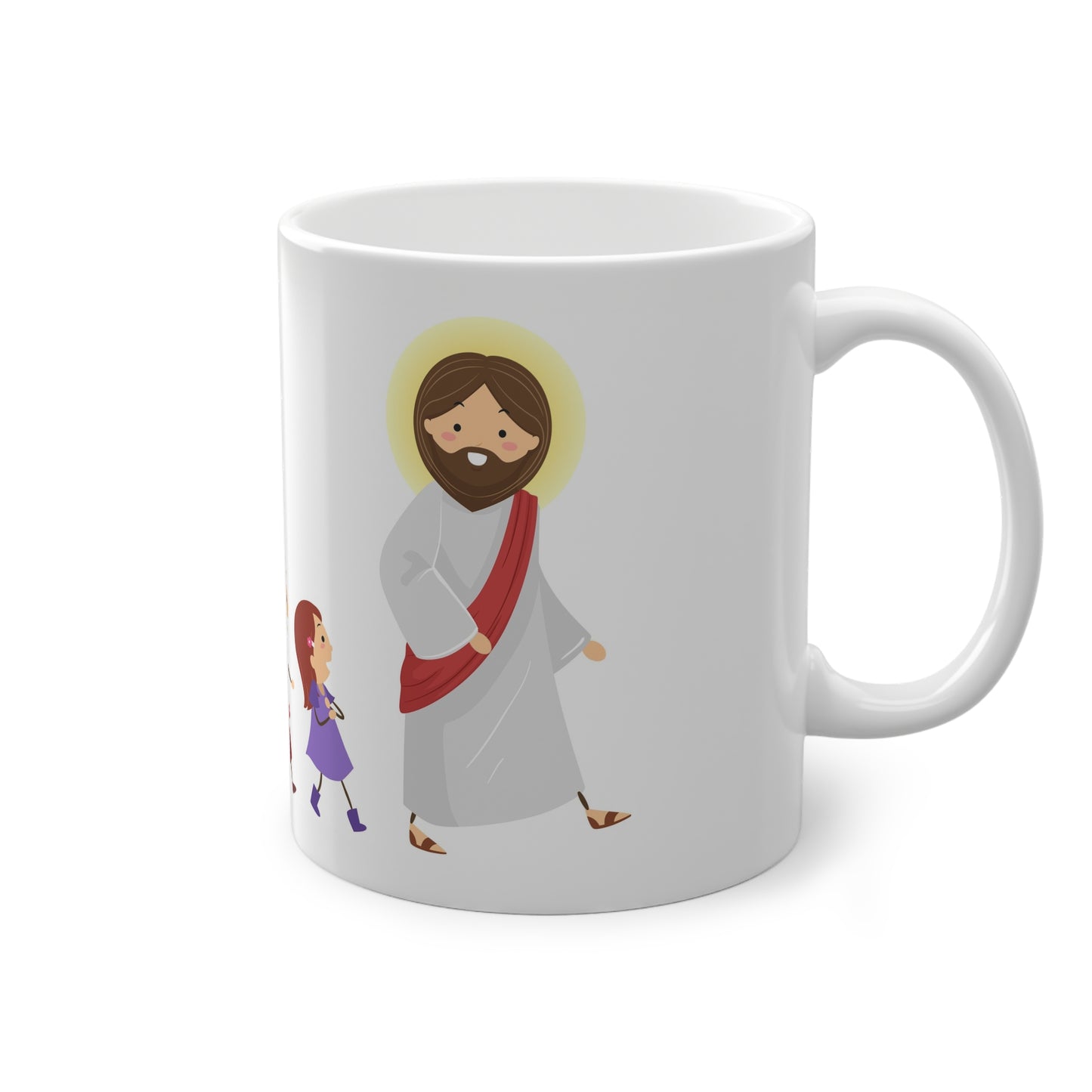 Colorful Jesus Theme Standard Mug - Perfect Gift for Kids and Easter Celebrations