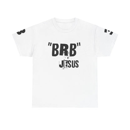 Easter BRB Jesus Unisex Heavy Cotton Tee - Fun & Faithful Graphic T-Shirt