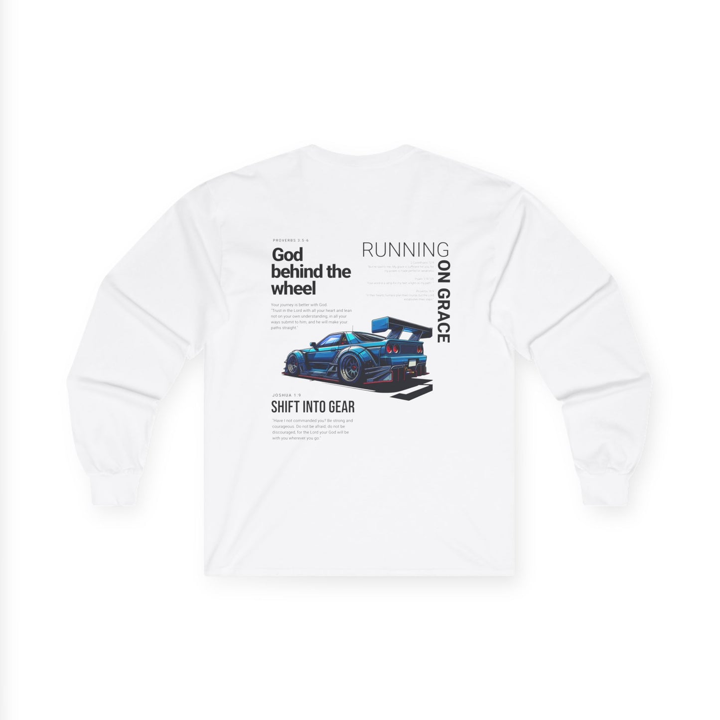 God Behind the Wheel Graphic Tee for Car Enthusiasts