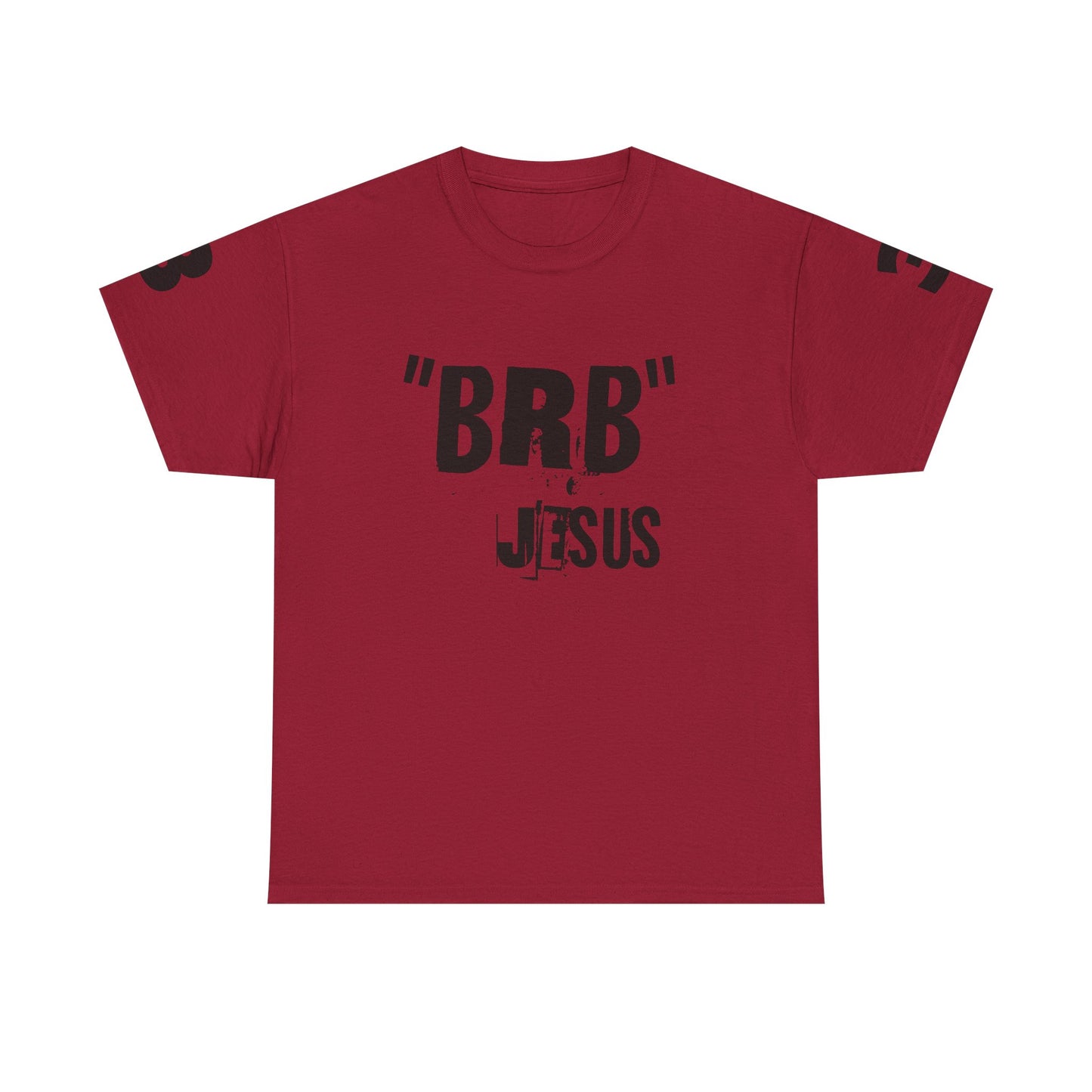 Easter BRB Jesus Unisex Heavy Cotton Tee - Fun & Faithful Graphic T-Shirt