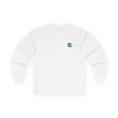 Long Sleeve Tee - Magnificent Oceans Beach Surfboard Spirit Lead Me Design