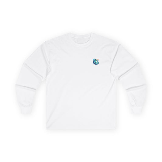 Long Sleeve Tee - Magnificent Oceans Beach Surfboard Spirit Lead Me Design