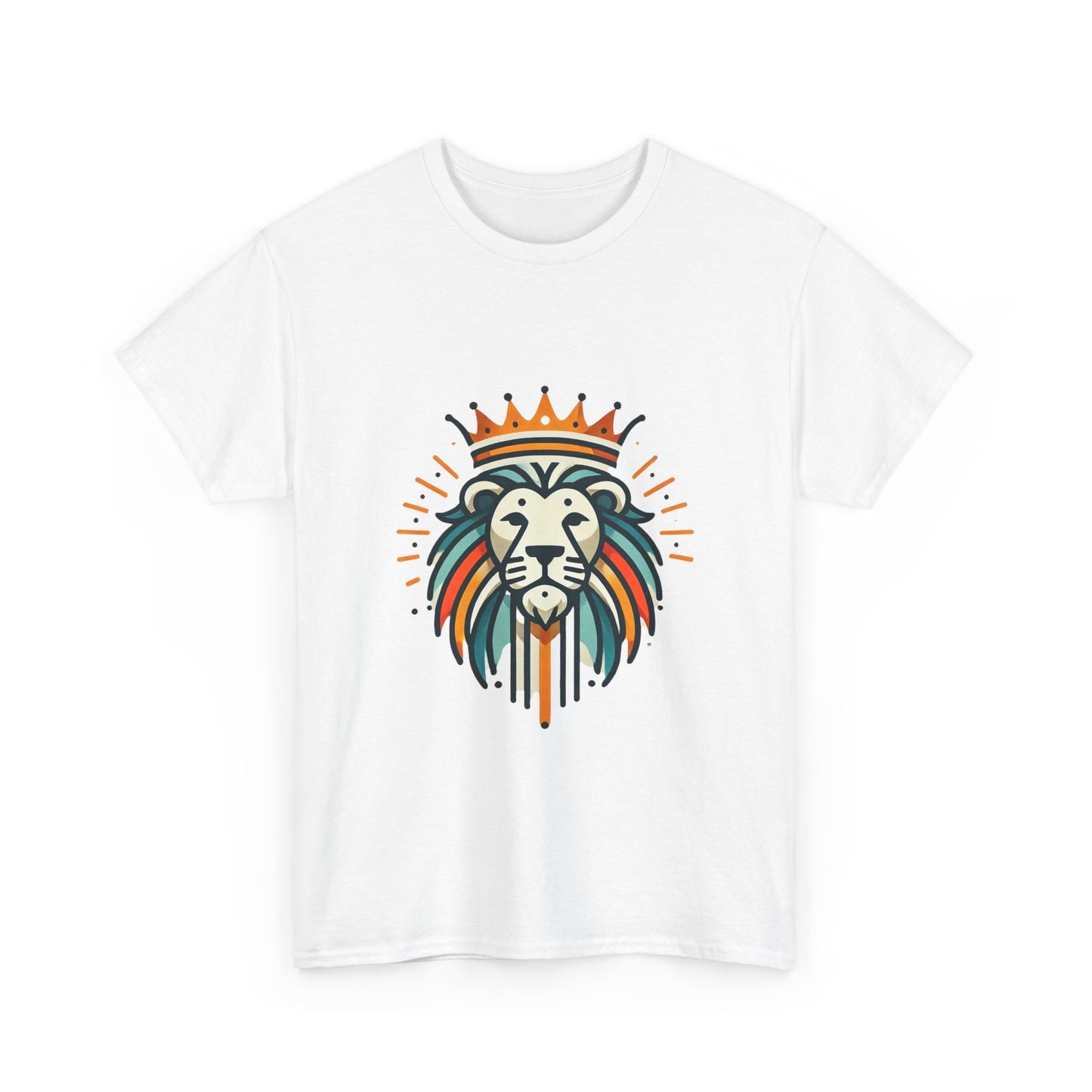 The Lion of Judah Unisex Heavy Cotton Tee - Inspirational Christian Apparel