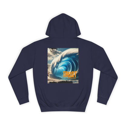 Trust the Wave Unisex College Hoodie - Surfing Inspired Apparel