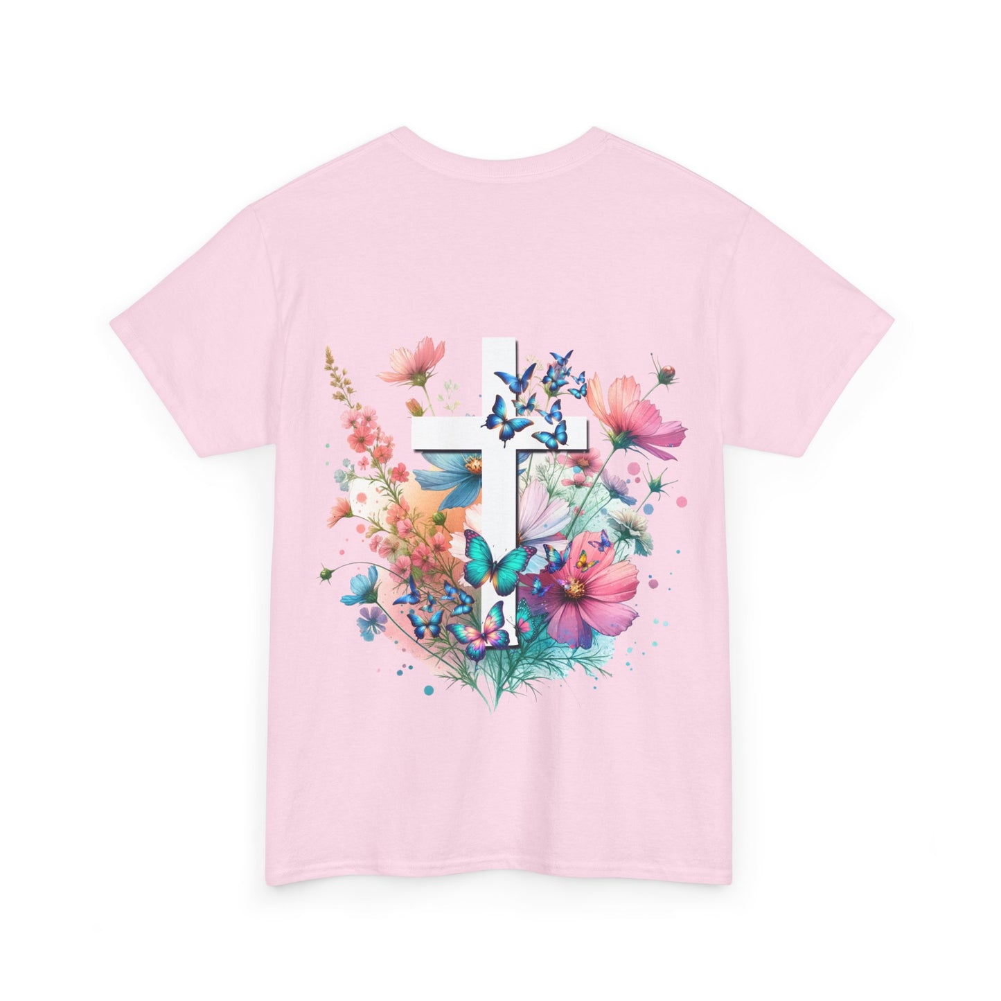 Floral Vibes Unisex Heavy Cotton Tee - Stylish & Comfortable T-Shirt for Nature Lovers