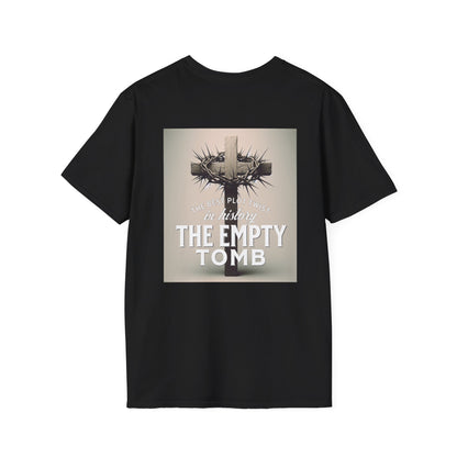 Easter Inspirational Unisex Softstyle T-Shirt - The Empty Tomb Design