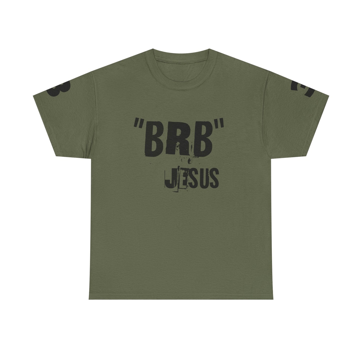 Easter BRB Jesus Unisex Heavy Cotton Tee - Fun & Faithful Graphic T-Shirt