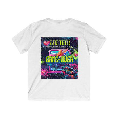 Easter Game Over Tee - Fun Softstyle T-Shirt for Young Gamers