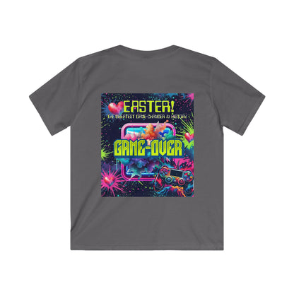 Easter Game Over Tee - Fun Softstyle T-Shirt for Young Gamers