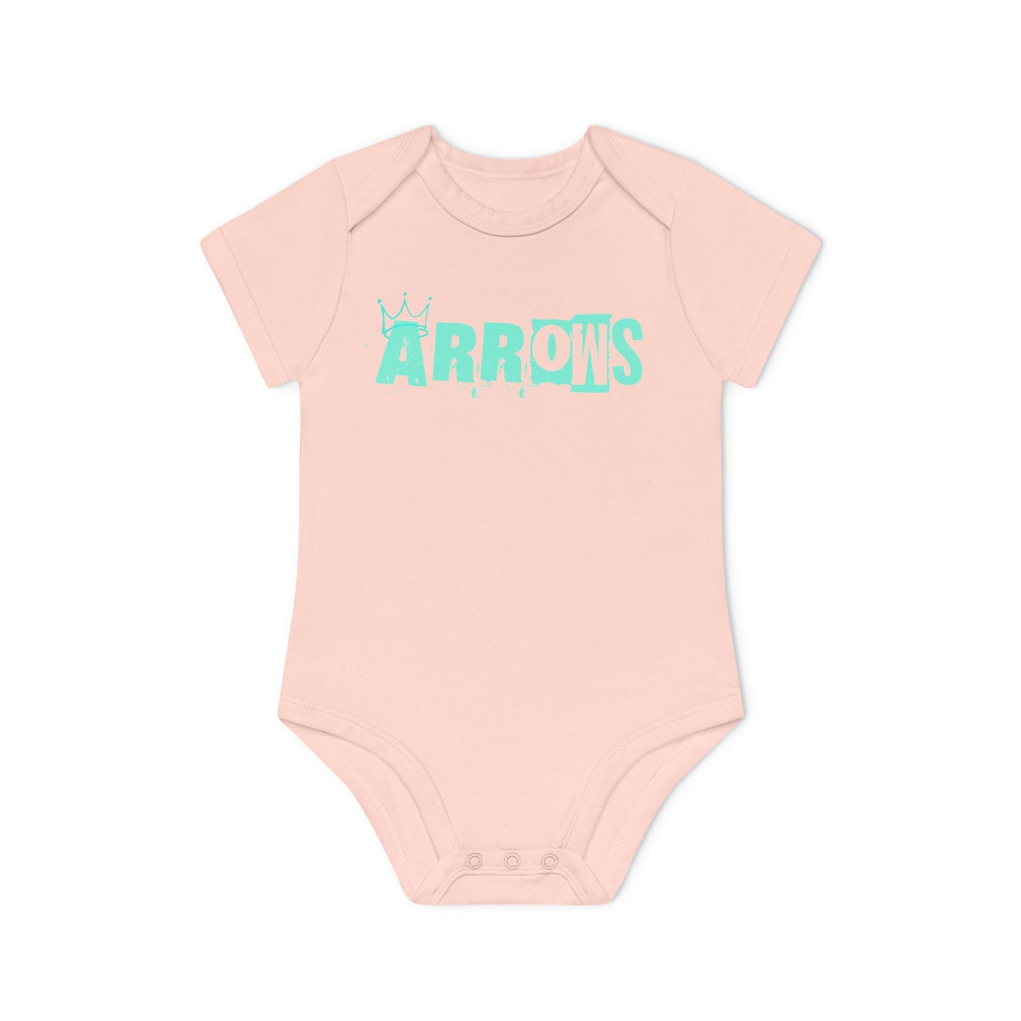 Cute Organic Baby Bodysuit - Arrows Design for Newborns