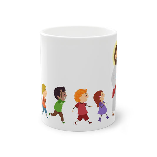 Colorful Jesus Theme Standard Mug - Perfect Gift for Kids and Easter Celebrations