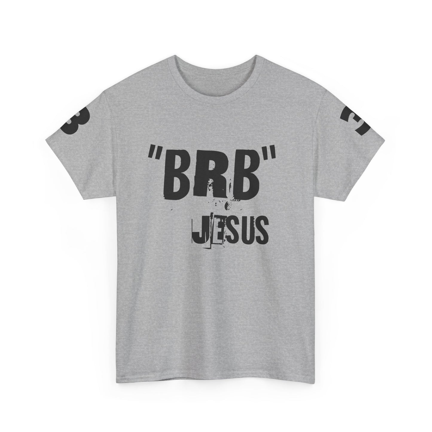 Easter BRB Jesus Unisex Heavy Cotton Tee - Fun & Faithful Graphic T-Shirt