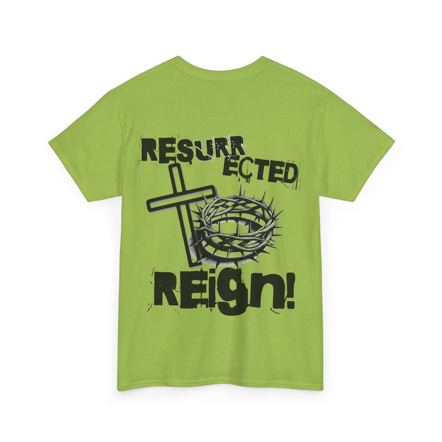 Easter  Unisex Heavy Cotton Tee - Resurrected to Reign Design