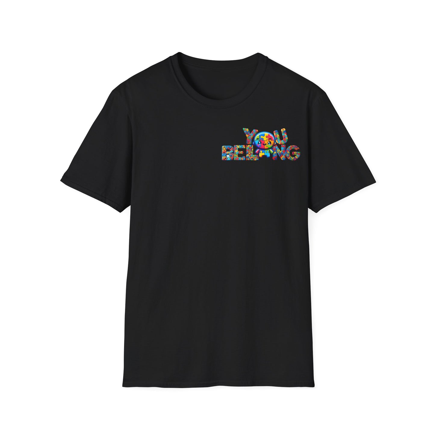 You Belong Puzzle Design Unisex Softstyle T-Shirt