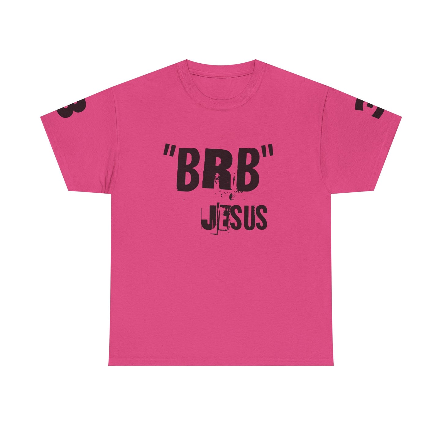 Easter BRB Jesus Unisex Heavy Cotton Tee - Fun & Faithful Graphic T-Shirt