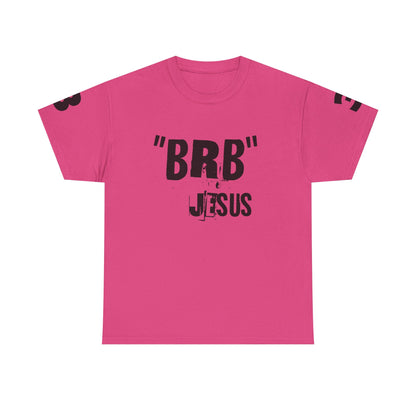 Easter BRB Jesus Unisex Heavy Cotton Tee - Fun & Faithful Graphic T-Shirt