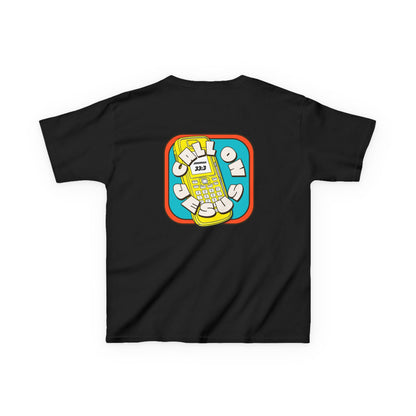 Retro Design Kids Heavy Cotton™ Tee - Call Me Graphic T-Shirt