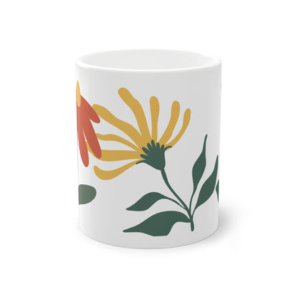 Blossoming Floral Standard Mug - 11oz Coffee Cup for Nature Lovers