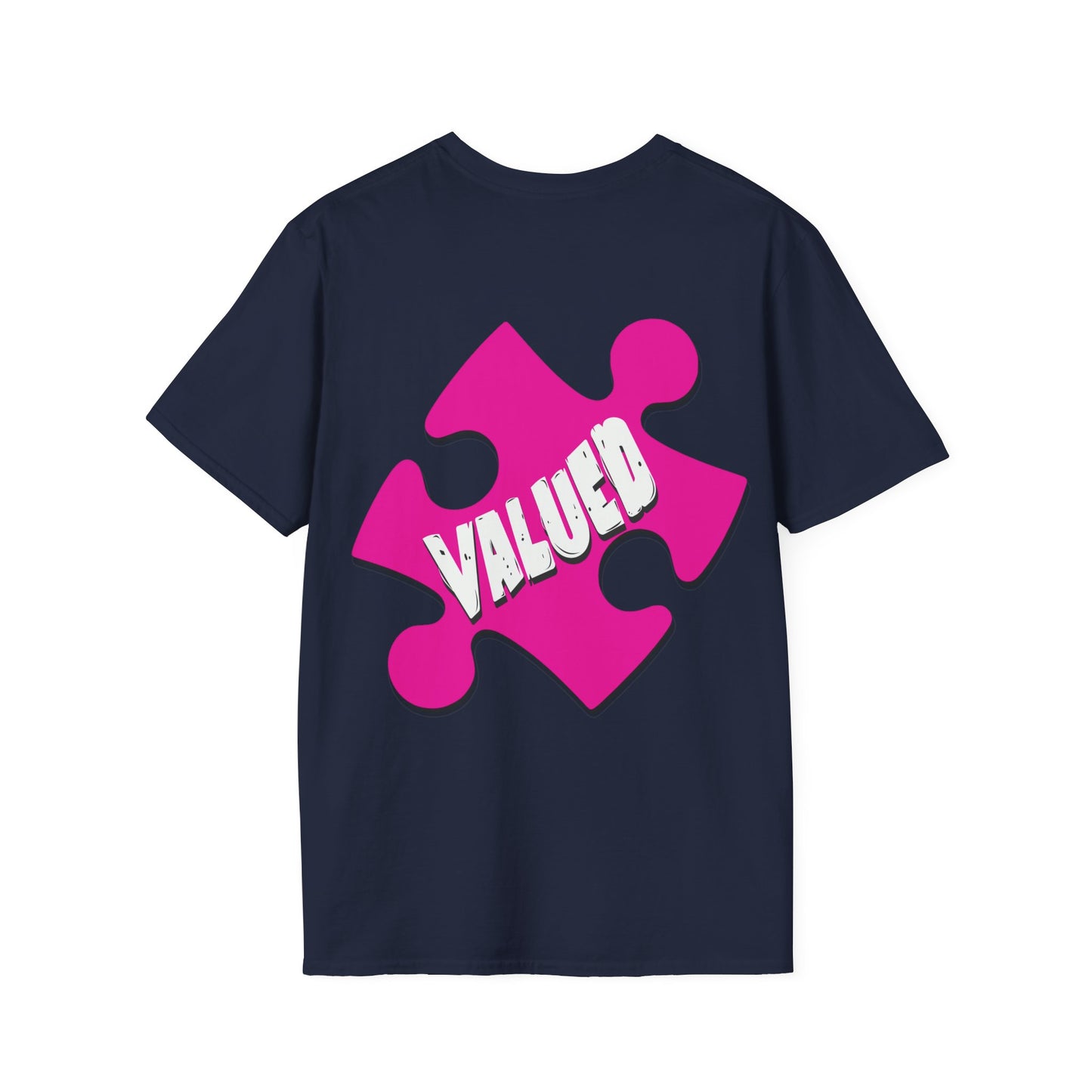 You Belong & Valued Unisex Softstyle T-Shirt - Inclusive Design for Community Spirit