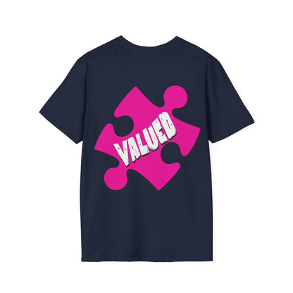 You Belong & Valued Unisex Softstyle T-Shirt - Inclusive Design for Community Spirit