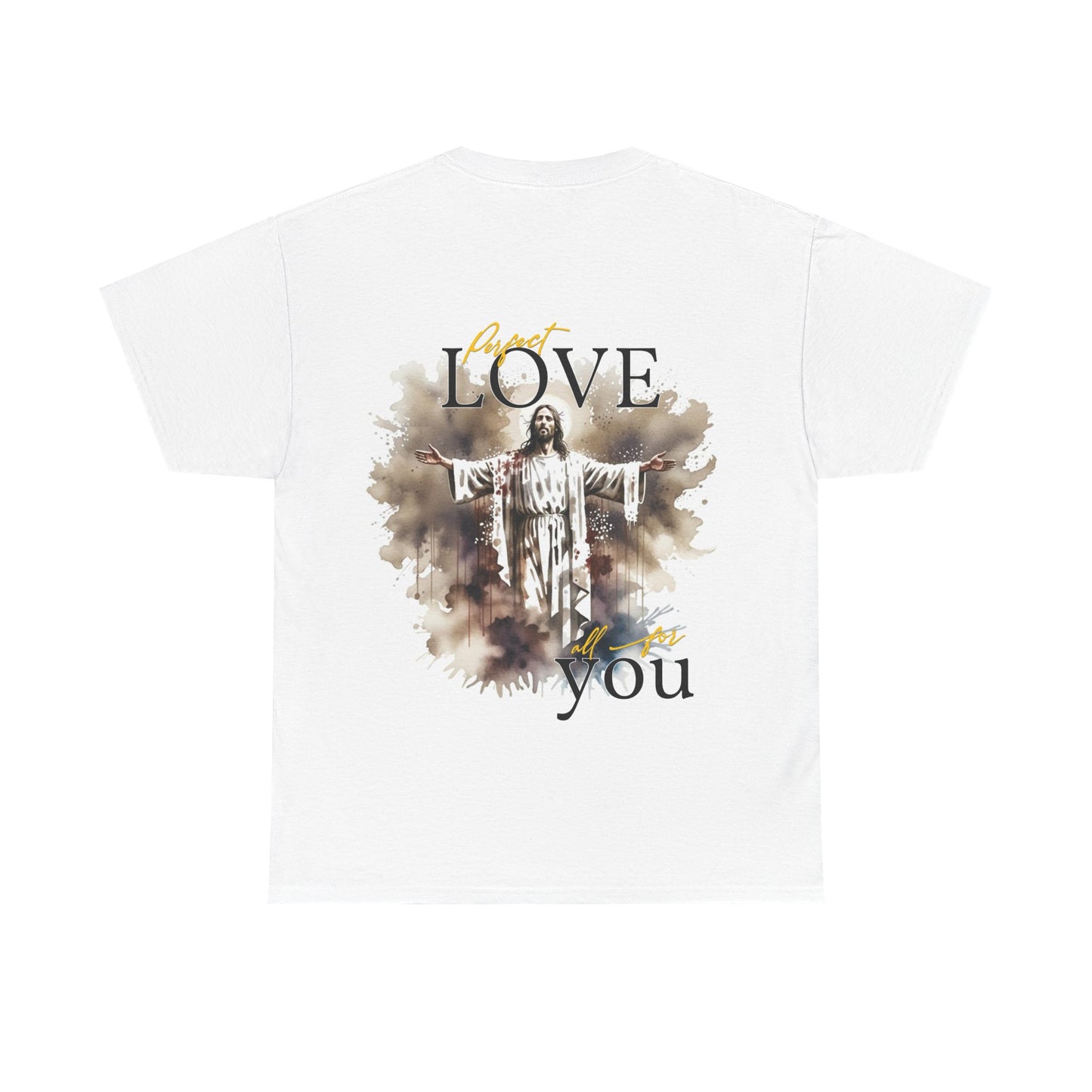 Love You Graphic Unisex Heavy Cotton Tee - Perfect for Gifts and Celebrations