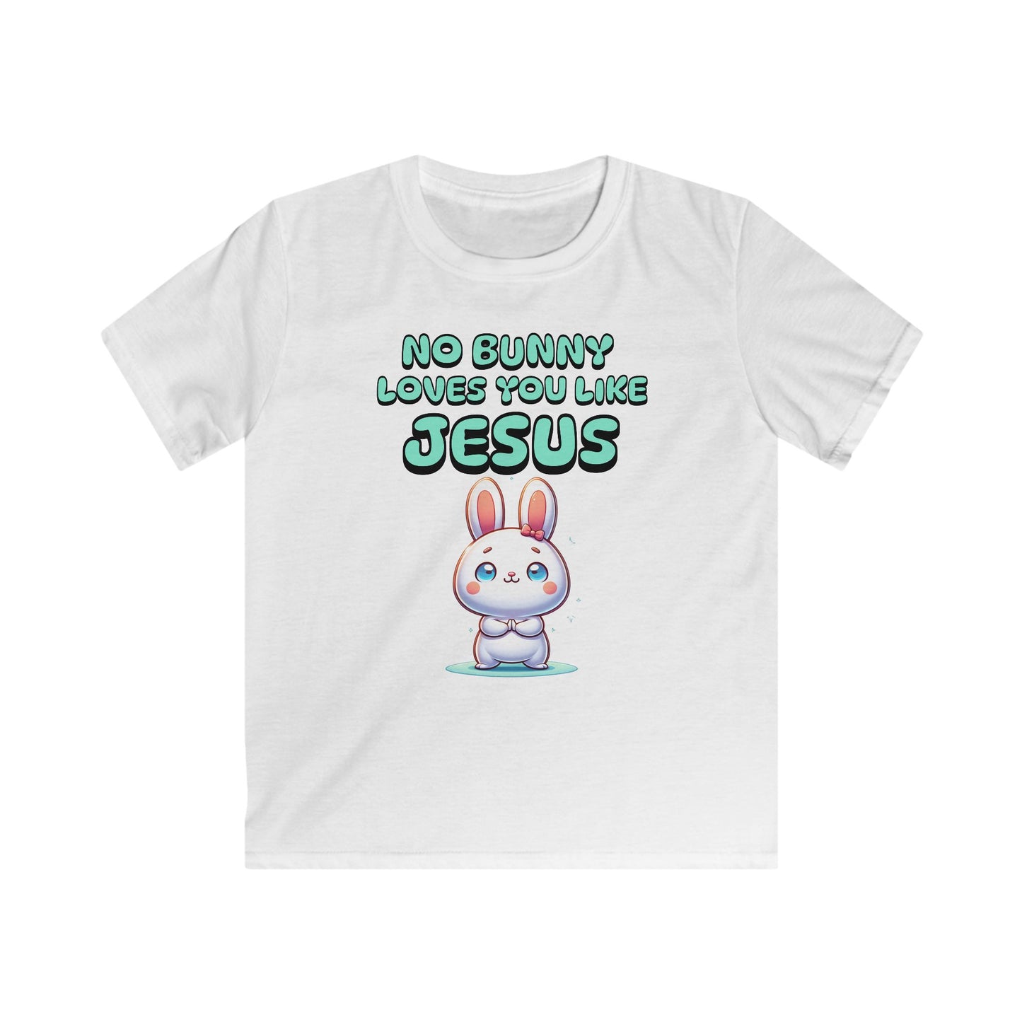 No Bunny Loves You Like Jesus Kids Funny Easter T-Shirt