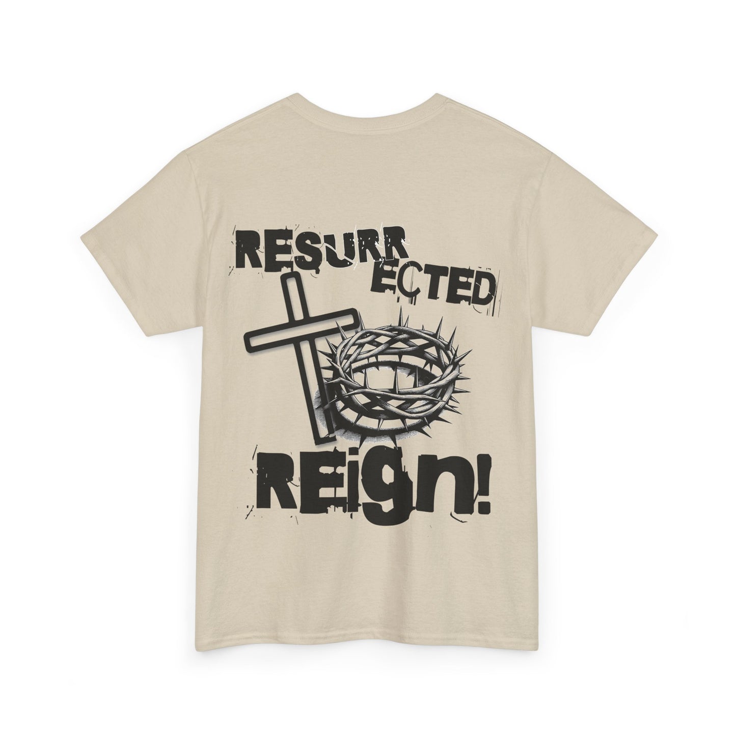 Easter  Unisex Heavy Cotton Tee - Resurrected to Reign Design