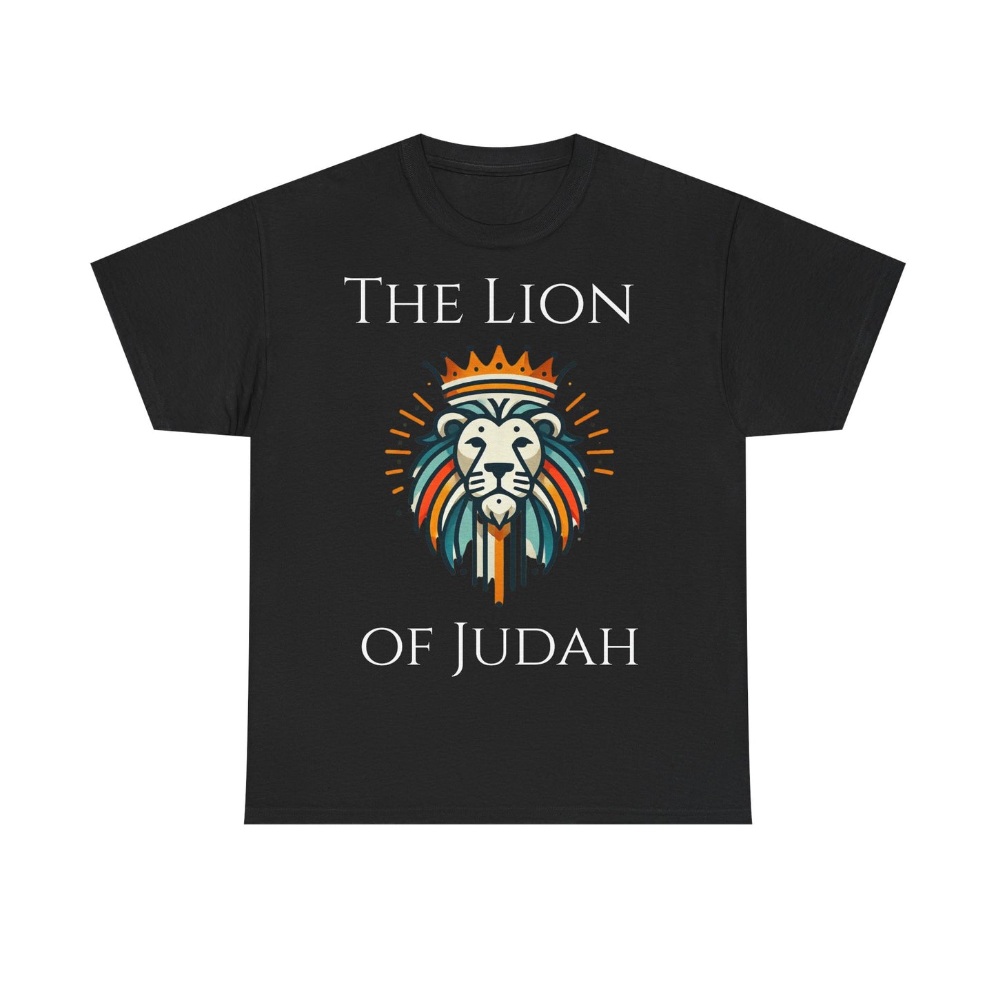 The Lion of Judah Unisex Heavy Cotton Tee - Inspirational Christian Apparel